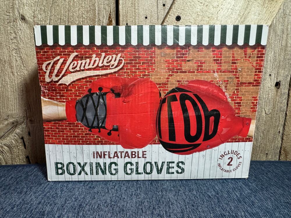 Wembley Inflatable Boxing Glove Set Party Accessories Games Red NIB
